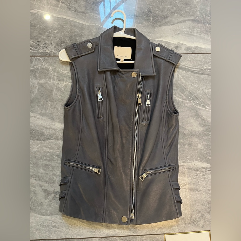Rebecca Taylor leather vest